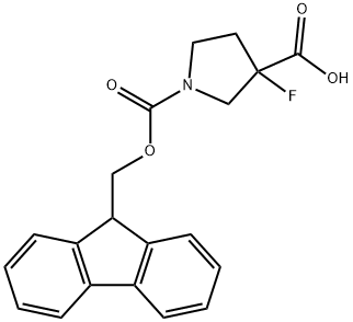 1,3-Pyrrolidinedicarboxylic acid, 3-fluoro-, 1-(9H-fluoren-9-ylmethyl) ester