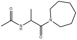N-[1-(azepan-1-yl)-1-oxopropan-2-yl]acetamide Structural
