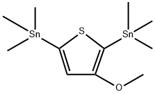 IN1667, (3-Methoxythiophene-2,5-diyl)bis(trimethylstannane) Structural