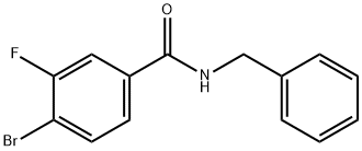 Benzamide,4-bromo-3-fluoro-N-(phenylmethyl)-（WS205028） Structural