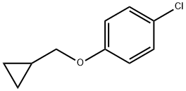 Benzene, 1-chloro-4-(cyclopropylmethoxy)- Structural