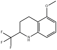 Quinoline, 1,2,3,4-tetrahydro-5-methoxy-2-(trifluoromethyl)- Structural