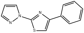 Thiazole, 4-phenyl-2-(1H-pyrazol-1-yl)- Structural