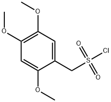 Benzenemethanesulfonyl chloride, 2,4,5-trimethoxy- Structural