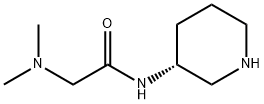 Acetamide, 2-(dimethylamino)-N-(3R)-3-piperidinyl- Structural