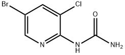 Urea, N-(5-bromo-3-chloro-2-pyridinyl)- Structural