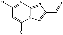 Imidazo[1,2-a]pyrimidine-2-carboxaldehyde, 5,7-dichloro- Structural