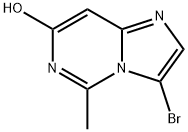 Imidazo[1,2-c]pyrimidin-7-ol, 3-bromo-5-methyl- Structural