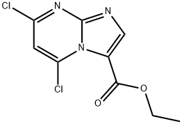 ethyl 5,7-dichloroimidazo[1,2-a]pyrimidine-3-carboxylate Structural