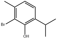Phenol, 2-bromo-3-methyl-6-(1-methylethyl)- Structural