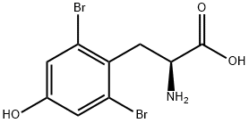 Tyrosine, 2,6-dibromo- Structural