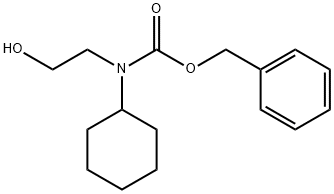 benzyl cyclohexyl(2-hydroxyethyl)carbamate Structural