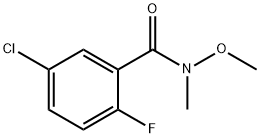 Benzamide, 5-chloro-2-fluoro-N-methoxy-N-methyl- Structural