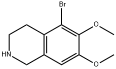 Isoquinoline, 5-bromo-1,2,3,4-tetrahydro-6,7-dimethoxy- Structural