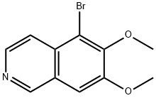 Isoquinoline, 5-bromo-6,7-dimethoxy- Structural