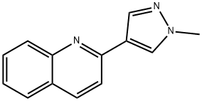 Quinoline, 2-(1-methyl-1H-pyrazol-4-yl)- Structural