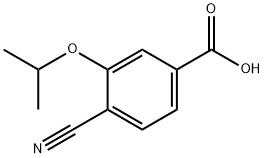 Benzoic acid, 4-cyano-3-(1-methylethoxy)- Structural