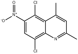 Quinoline, 5,8-dichloro-2,4-dimethyl-6-nitro- Structural