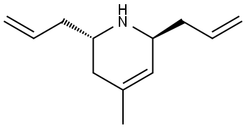 rac-(2S,6S)-2,6-diallyl-4-methyl-1,2,3,6-tetrahydropyridine Structural