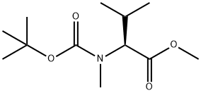 Valine, N-[(1,1-dimethylethoxy)carbonyl]-N-methyl-, methyl ester Structural