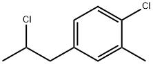 Benzene, 1-chloro-4-(2-chloropropyl)-2-methyl- Structural