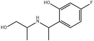 Phenol, 5-fluoro-2-[1-[(2-hydroxy-1-methylethyl)amino]ethyl]- Structural