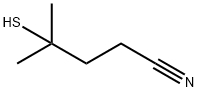 Pentanenitrile, 4-mercapto-4-methyl- Structural