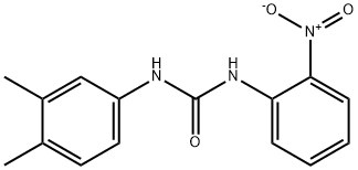 Urea, N-(3,4-dimethylphenyl)-N'-(2-nitrophenyl)- Structural
