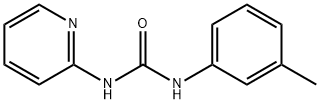 Urea, N-(3-methylphenyl)-N'-2-pyridinyl- Structural