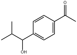 1-[4-(1-Hydroxy-2-methylpropyl)phenyl]ethanone Structural