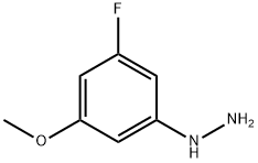 Hydrazine, (3-fluoro-5-methoxyphenyl)- Structural
