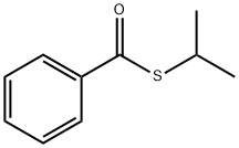 Benzenecarbothioic acid, S-(1-methylethyl) ester Structural
