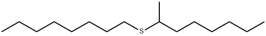 Octane, 1-[(1-methylheptyl)thio]- Structural