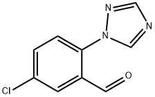 Benzaldehyde, 5-chloro-2-(1H-1,2,4-triazol-1-yl)- Structural