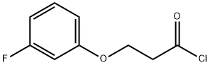 Propanoyl chloride, 3-(3-fluorophenoxy)- Structural