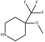 Piperidine, 4-methoxy-4-(trifluoromethyl)- Structural