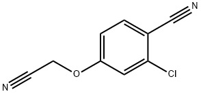 Benzonitrile, 2-chloro-4-(cyanomethoxy)- Structural