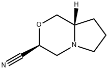 rac-(3R,8aR)-hexahydro-1H-pyrrolo[2,1-c]morpholine-3-carbonitrile Structural