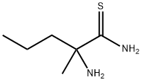 Pentanethioamide, 2-amino-2-methyl- Structural