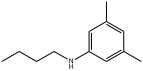 Benzenamine, N-butyl-3,5-dimethyl- Structural
