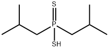 Sodium bis(2-methylpropyl)dithiophosphinic acid Structural