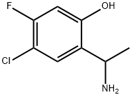 Phenol, 2-(1-aminoethyl)-4-chloro-5-fluoro- Structural