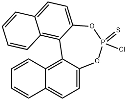 Dinaphtho[2,1-d:1',2'-f][1,3,2]dioxaphosphepin, 4-chloro-, 4-sulfide Structural