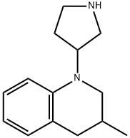 Quinoline, 1,2,3,4-tetrahydro-3-methyl-1-(3-pyrrolidinyl)- Structural