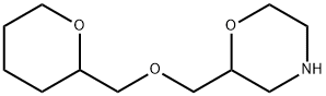 Morpholine,2-[[(tetrahydro-2H-pyran-2-yl)methoxy]methyl]- Structural