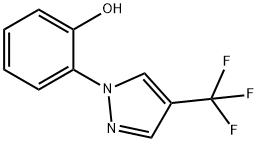 Phenol, 2-[4-(trifluoromethyl)-1H-pyrazol-1-yl]- Structural