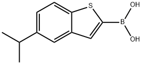 Boronic acid, B-[5-(1-methylethyl)benzo[b]thien-2-yl]- Structural