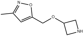 Isoxazole, 5-[(3-azetidinyloxy)methyl]-3-methyl- Structural
