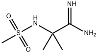 Propanimidamide, 2-methyl-2-[(methylsulfonyl)amino]- Structural