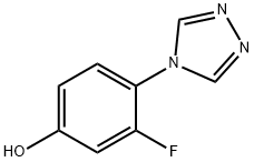 Phenol, 3-fluoro-4-(4H-1,2,4-triazol-4-yl)- Structural